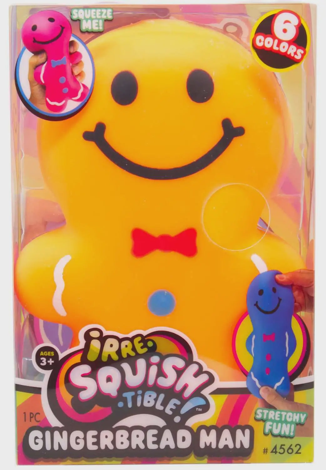 Irre-Squish-Tible Jumbo Gingerbread Man 12"