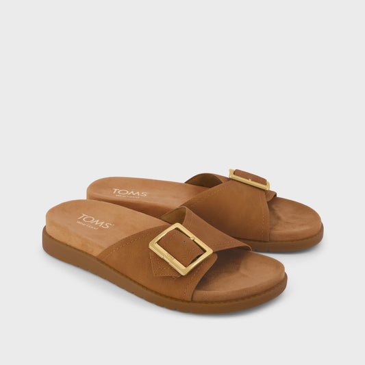 Brown Nubuck Marin Slide
