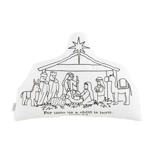 Nativity Doodle Pillow
