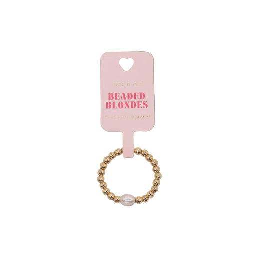 BB Haley Pearl Ring Gold