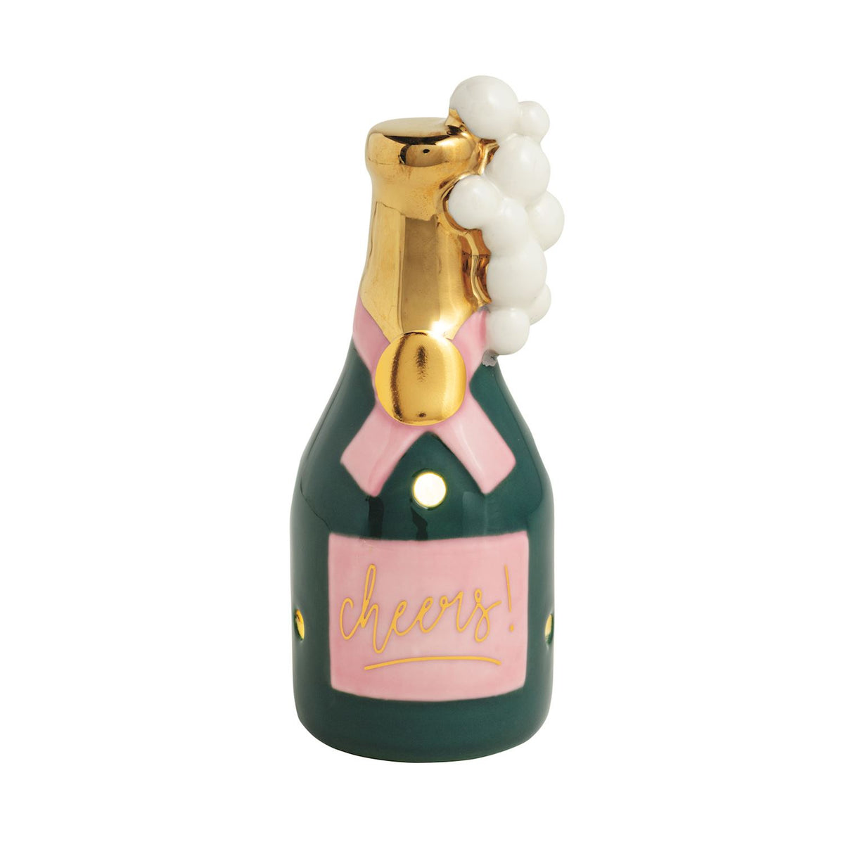 Champagne with Bubbles Light Up Sitter