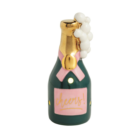 Champagne with Bubbles Light Up Sitter