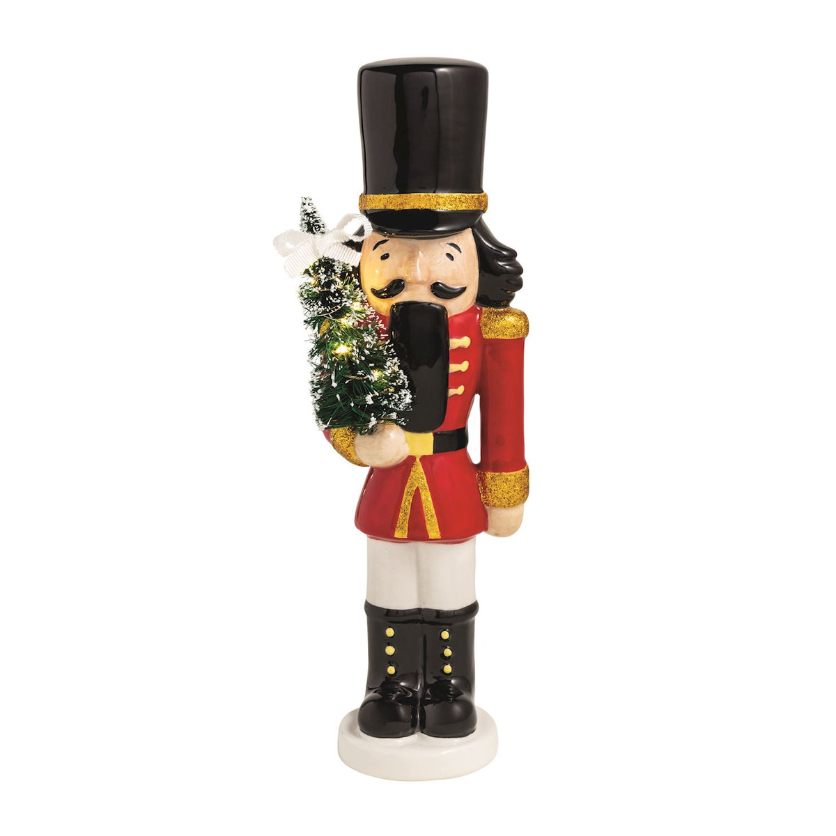 Red Nutcracker Light Up Sitter