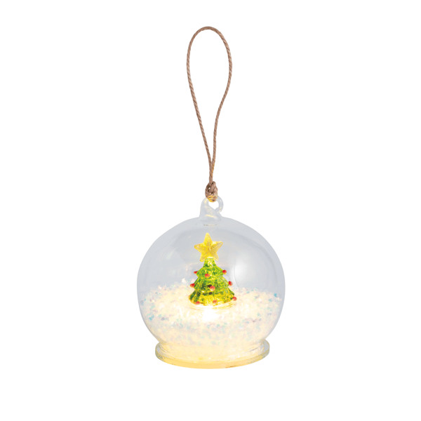 Light Up Icon Ball Ornaments