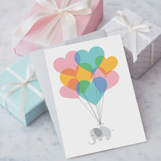 Baby Elephant Greeting Card