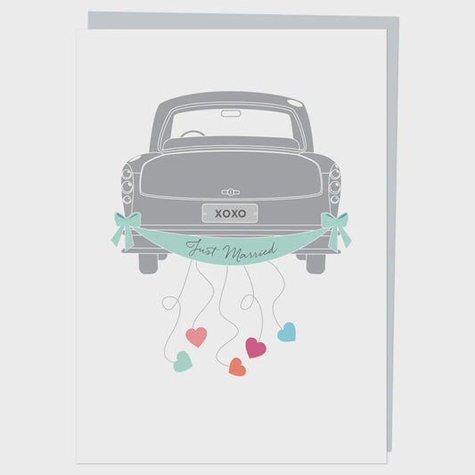 Just Married Greeting Card