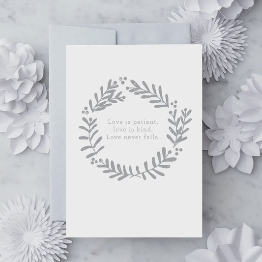 Love is Patient Greeting Card