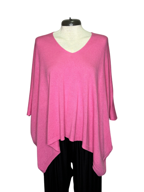 Aly Oversize Swing Sweater Candy Pink