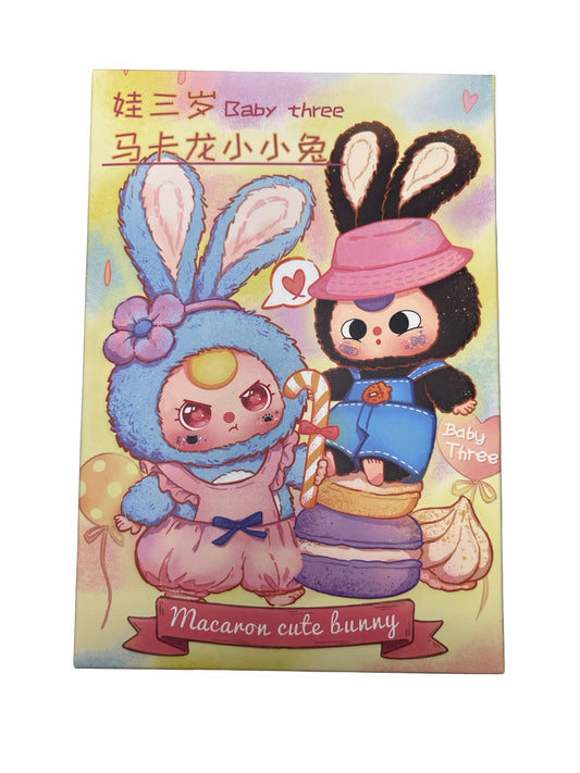 Baby Three Macaron Cute Bunny Plush Blind Box