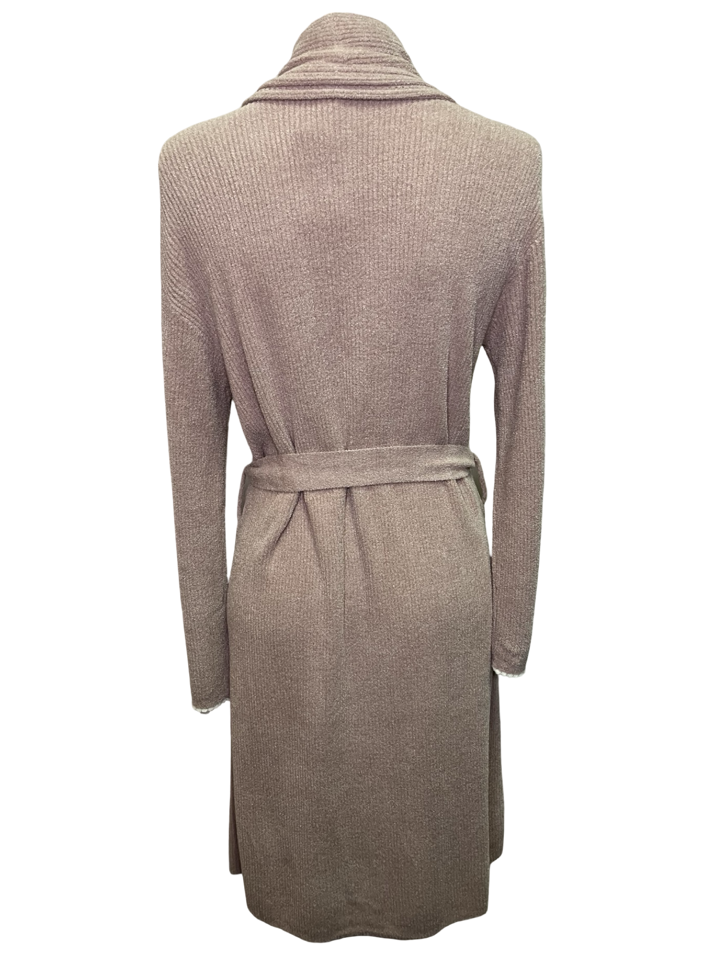 Cozy Chick Ultra Lite Contrast Scallop Ribbed Robe Teaberry