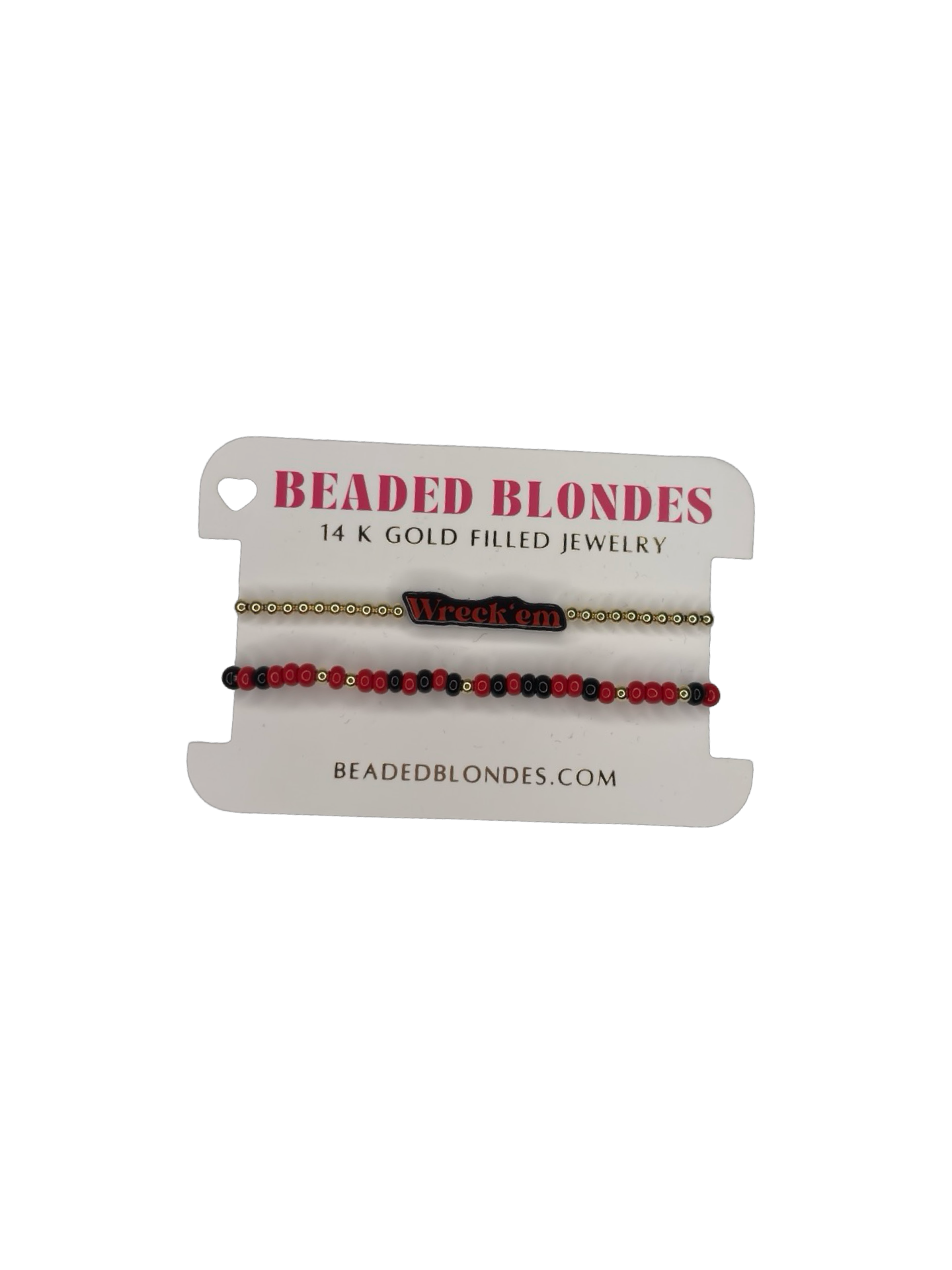 BB Wreck 'Em + Sprinkle Bracelet Stack of 2 Gold