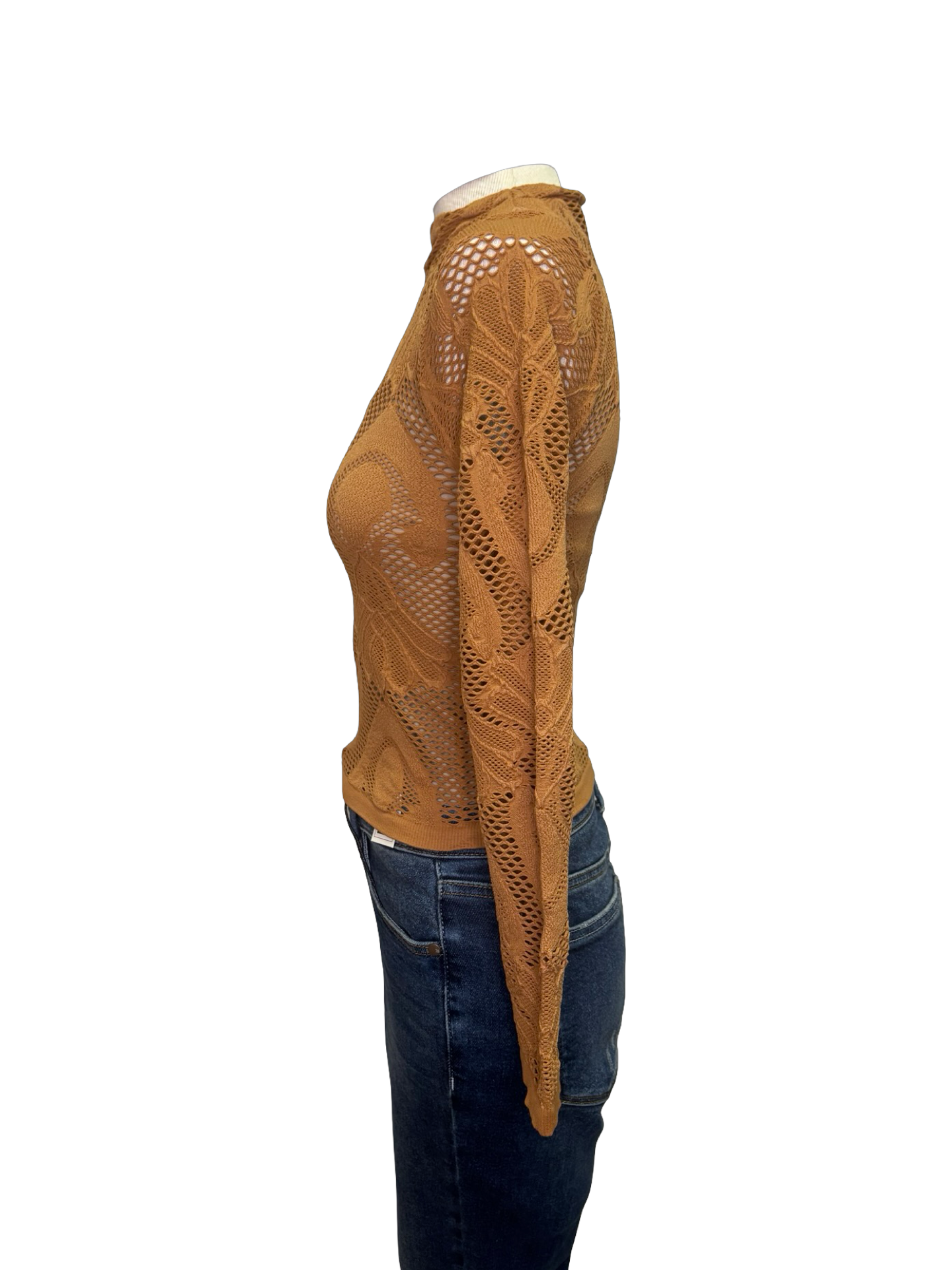 Seamless Jacquard Top Golden Granola