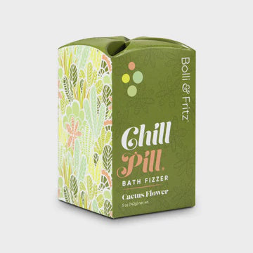 Chill Pill Bath Fizzer in Cactus Flower