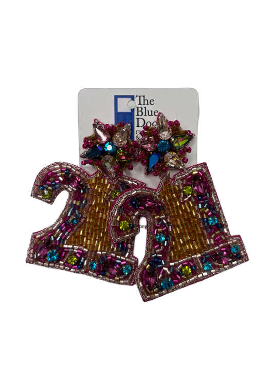 Beaded 21 Earrings