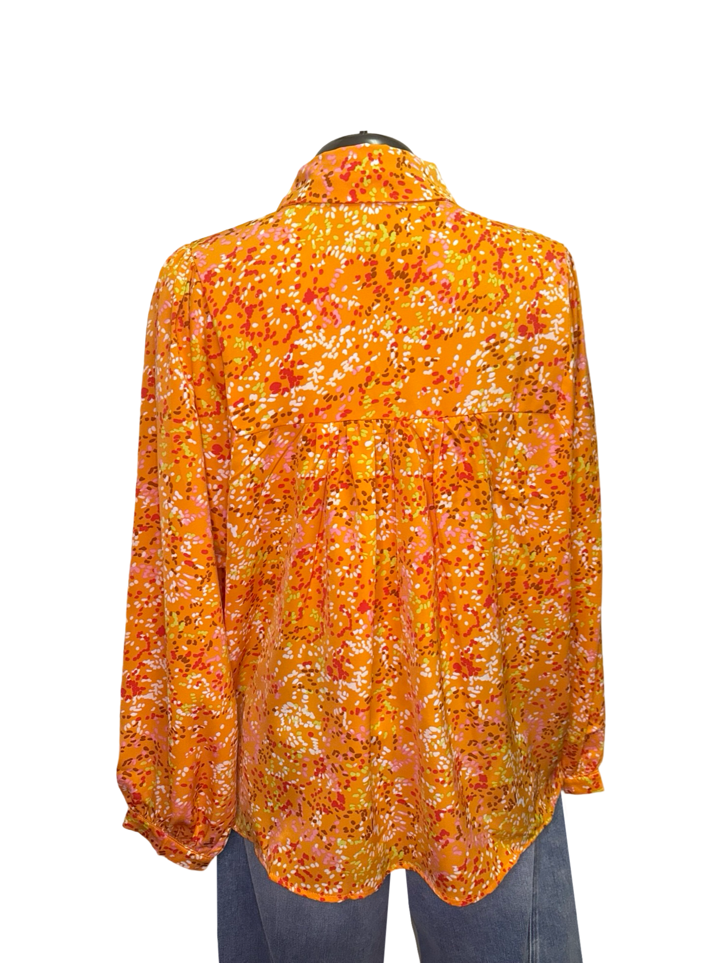 Orange You Pretty Babydoll Blouse
