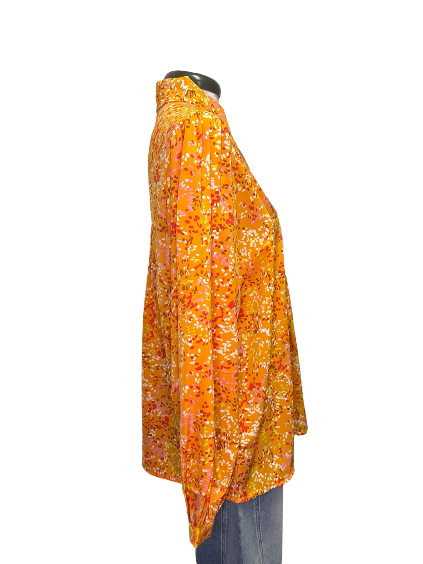 Orange You Pretty Babydoll Blouse