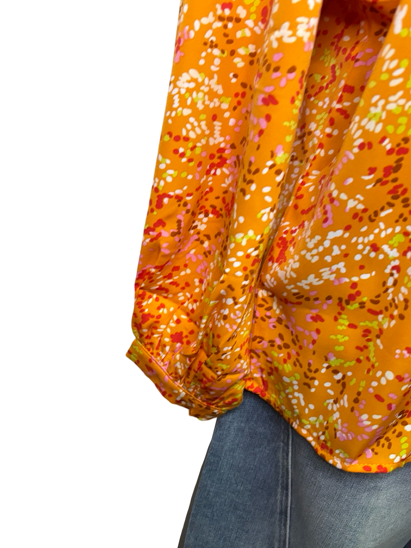 Orange You Pretty Babydoll Blouse