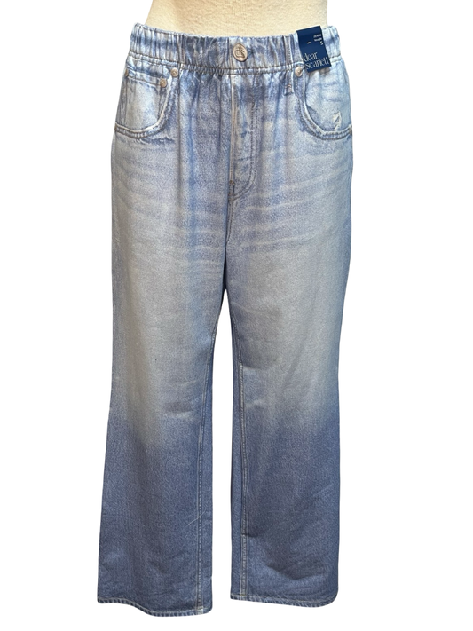 Zenim Straight Pants Regular Light Denim