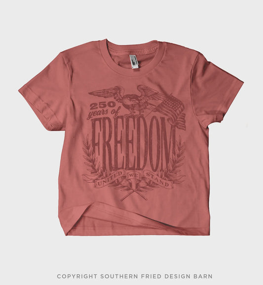 Freedom Mid Length Crop Shirt