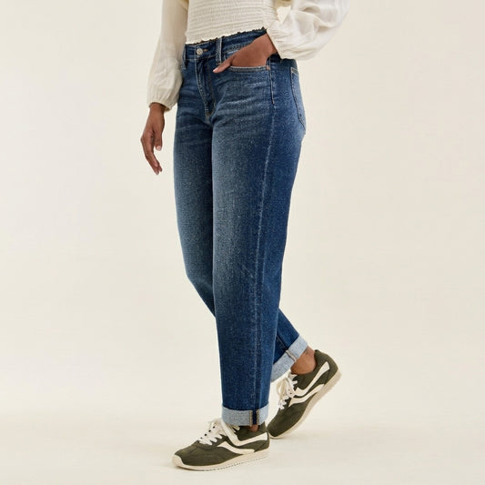 Judy Blue MR Billie Boyfriend DK True Indigo Jean