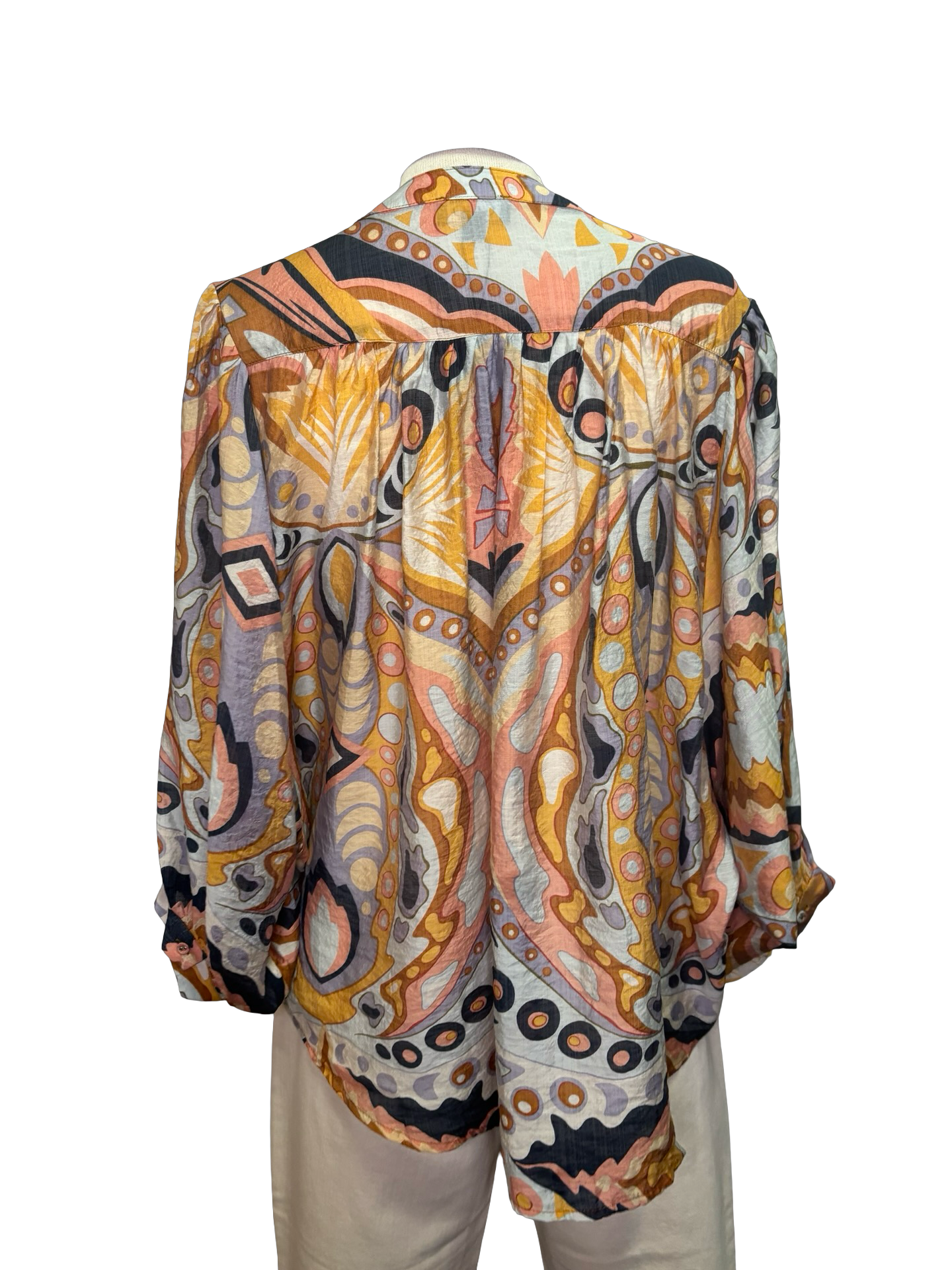 Fall Print Blouse