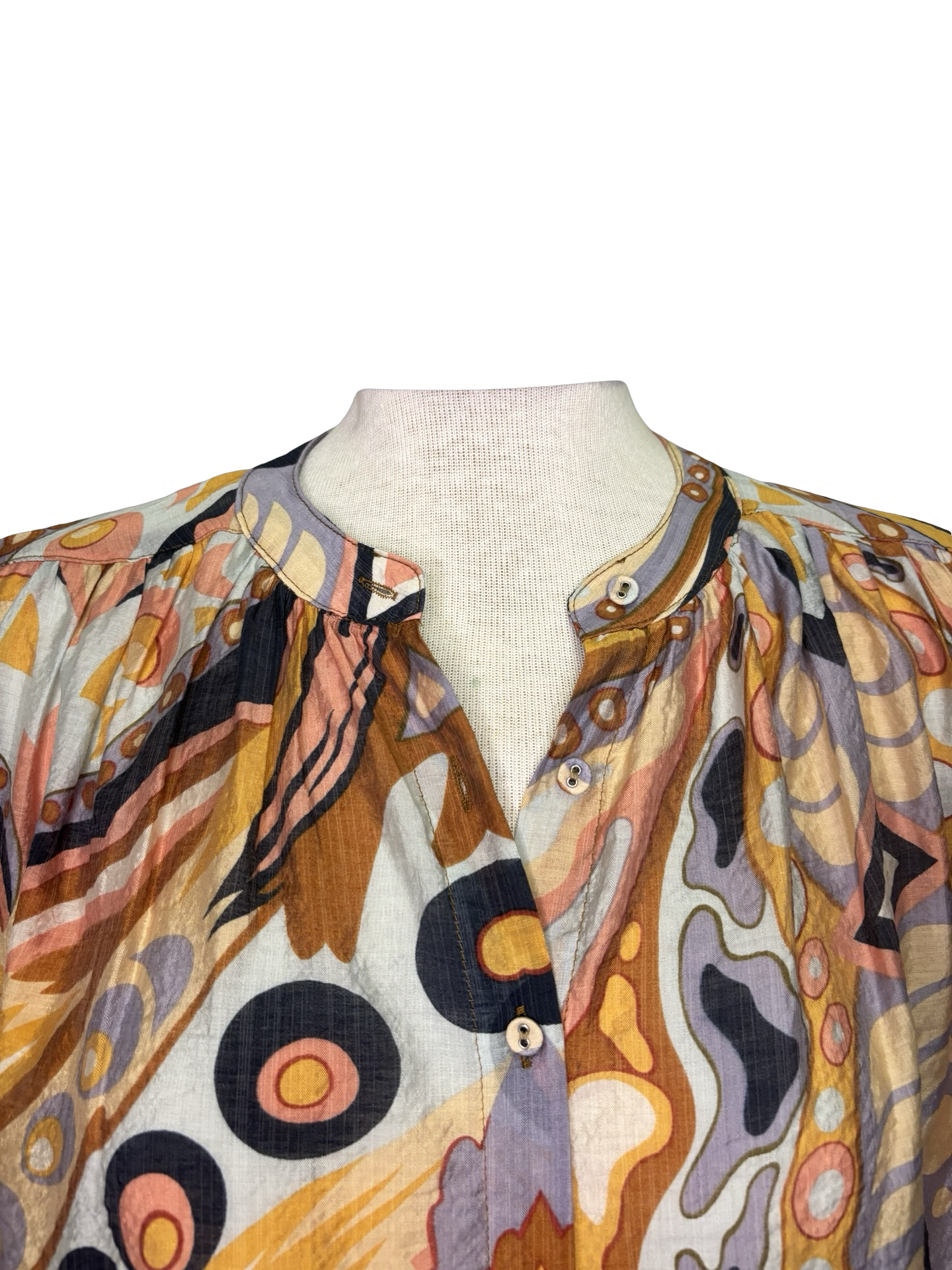 Fall Print Blouse