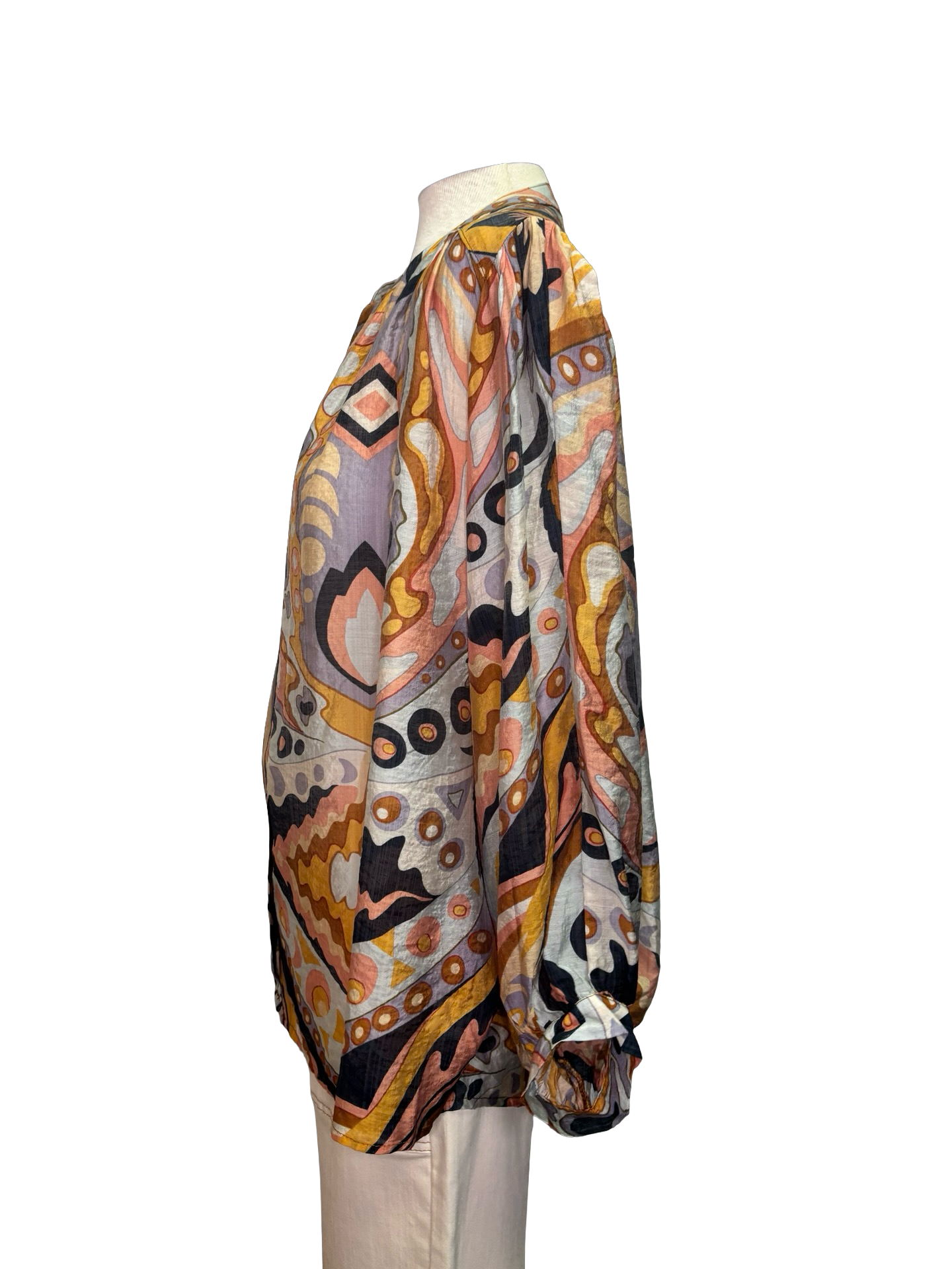 Fall Print Blouse