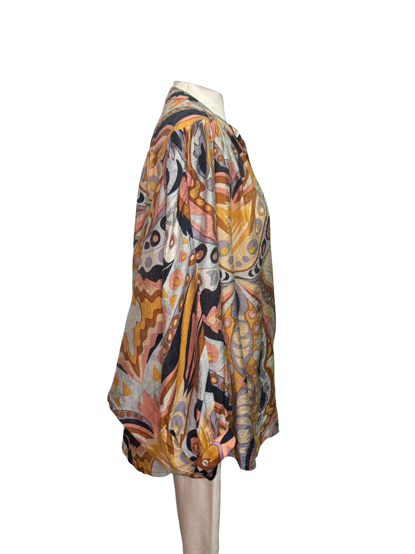 Fall Print Blouse