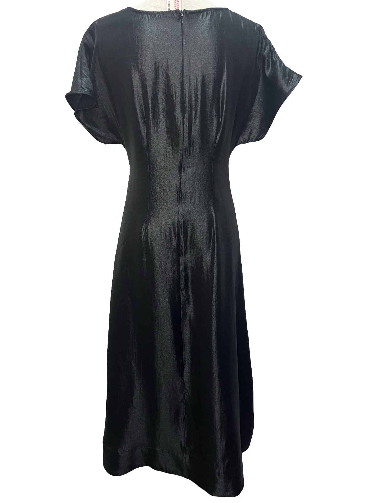 Short Sleeve Pintuck Maxi Dress