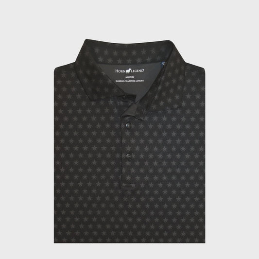 Texas Independence Performance Polo Black