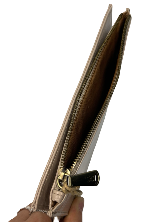 Jill Large Bifold Wallet by Hobo in Stone Gloss