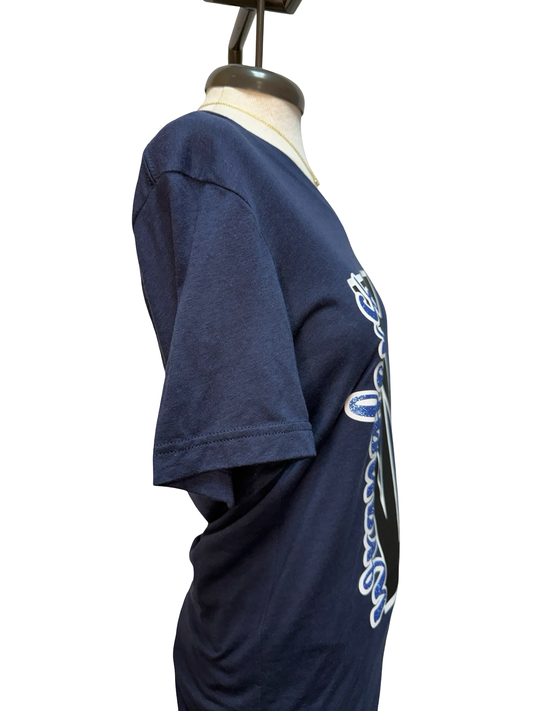Wrangler Glitter V Neck Tee