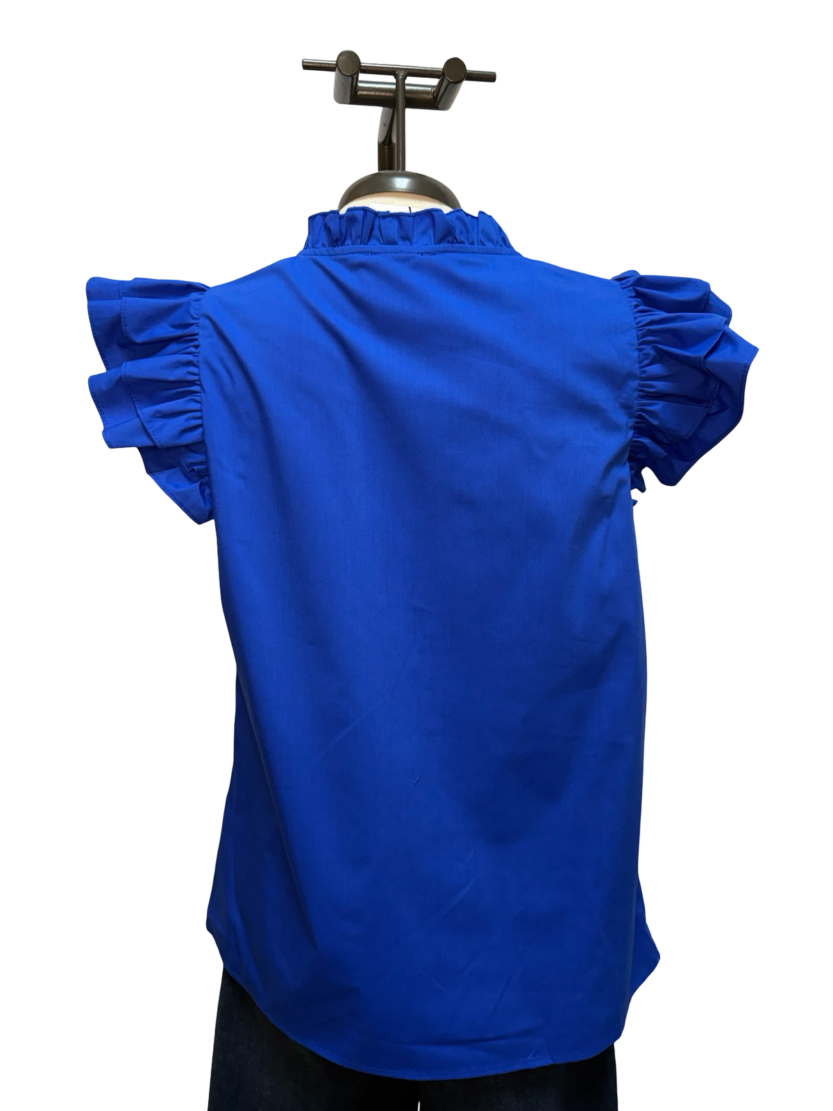 Royal Blue Embroidered Blouse