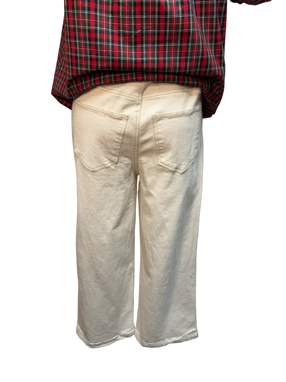 Cropped Pants Ecru