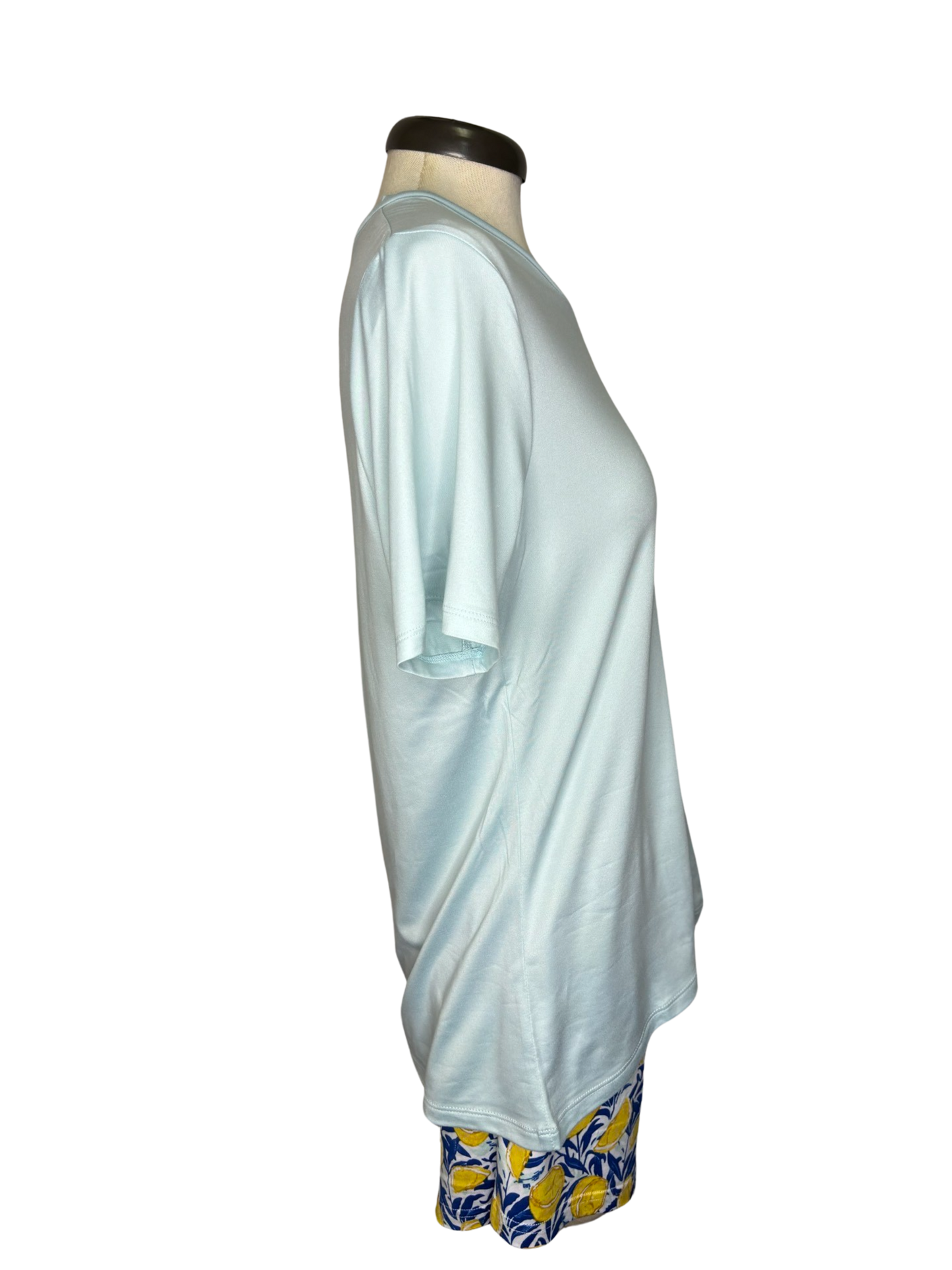 Highlands V-Neck Pocket Tee Sky