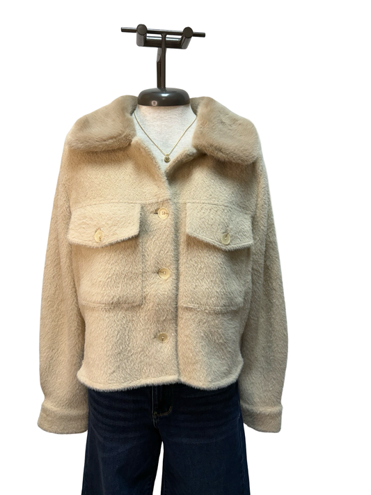 Peyton Jacket Soft Ecru