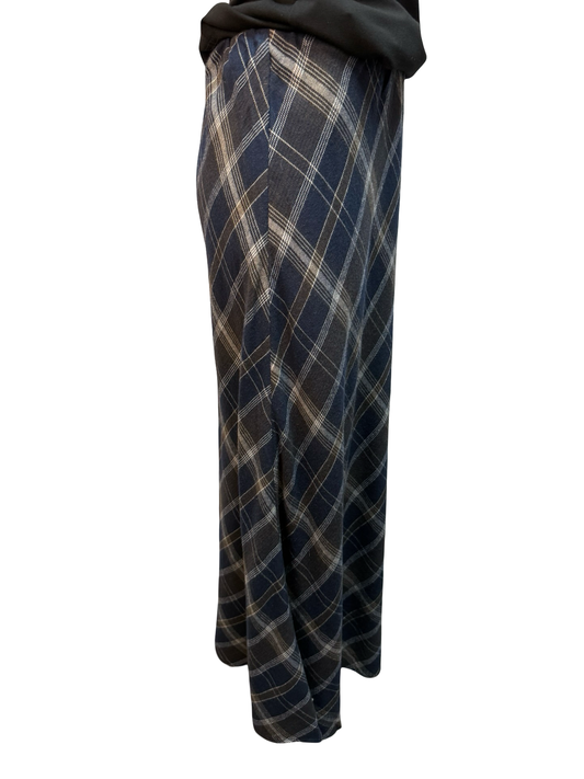 Crestview Plaid Maxi Skirt Eclipse