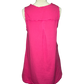 Gauze Sleeveless Dress Hot Pink