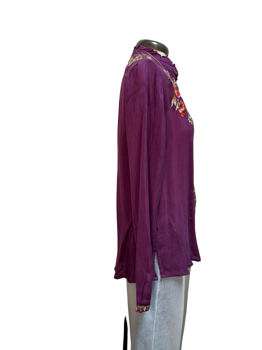 Amyle Shirt Shari Dark Purple