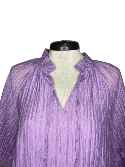 Lilac Tiered Sleeve Top