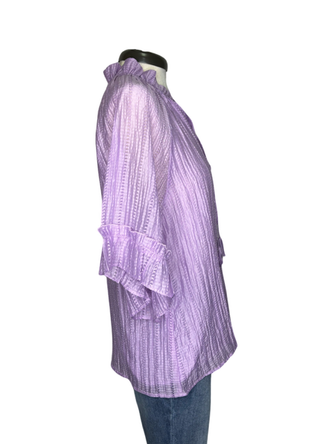 Lilac Tiered Sleeve Top
