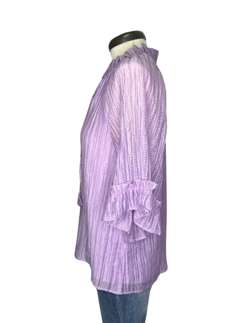 Lilac Tiered Sleeve Top