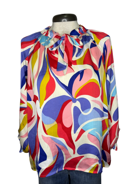 Abstract Swirl Peasant Top
