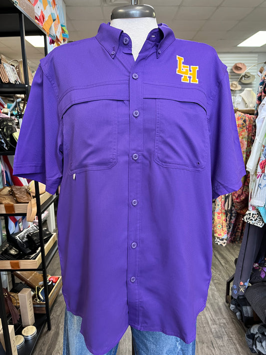 Purple LH Fishing Shirt