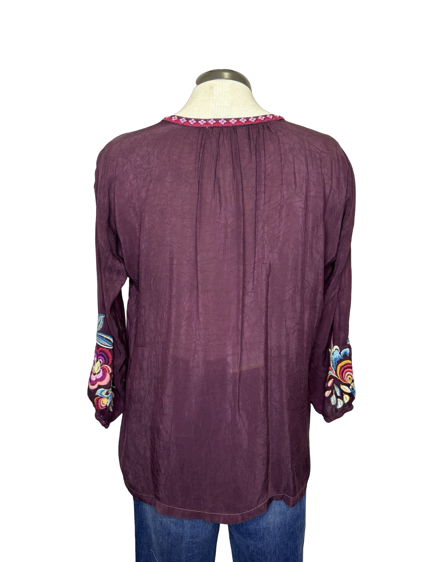 Nemma Embroidered Blouse Fig