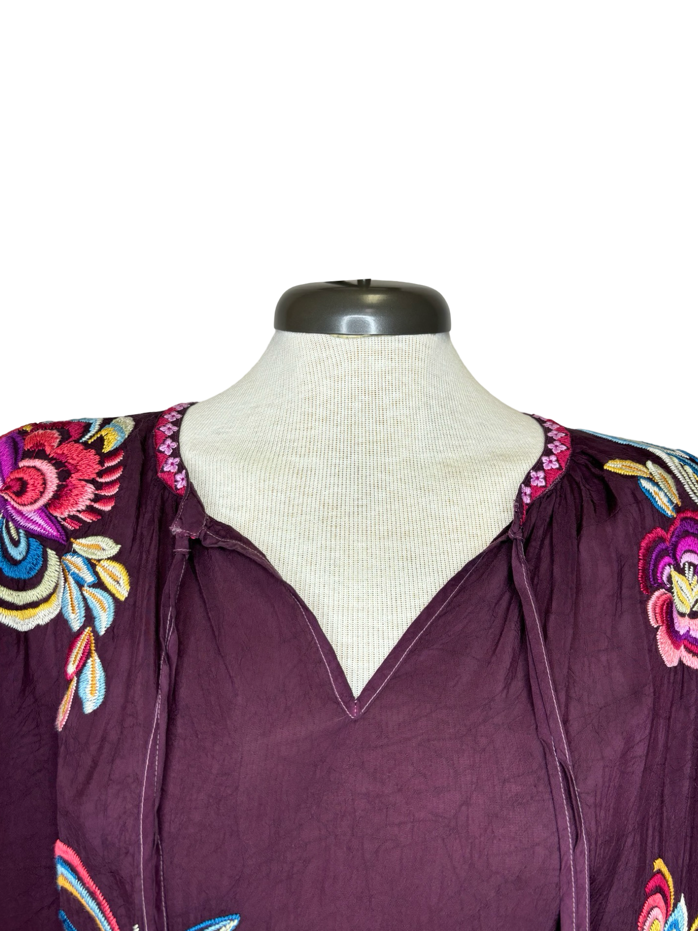 Nemma Embroidered Blouse Fig