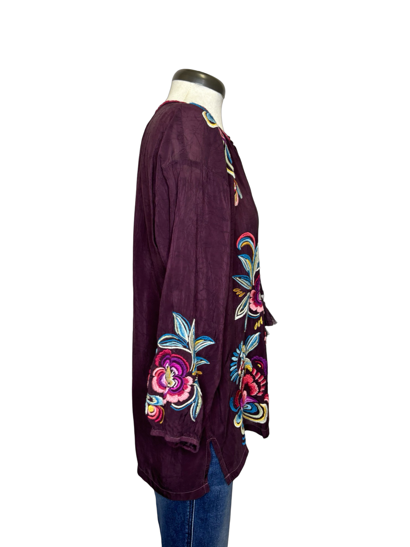 Nemma Embroidered Blouse Fig