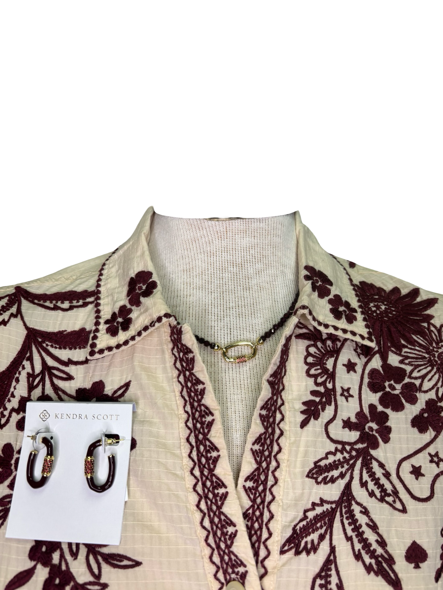 Open Neck Shirt Aquijio