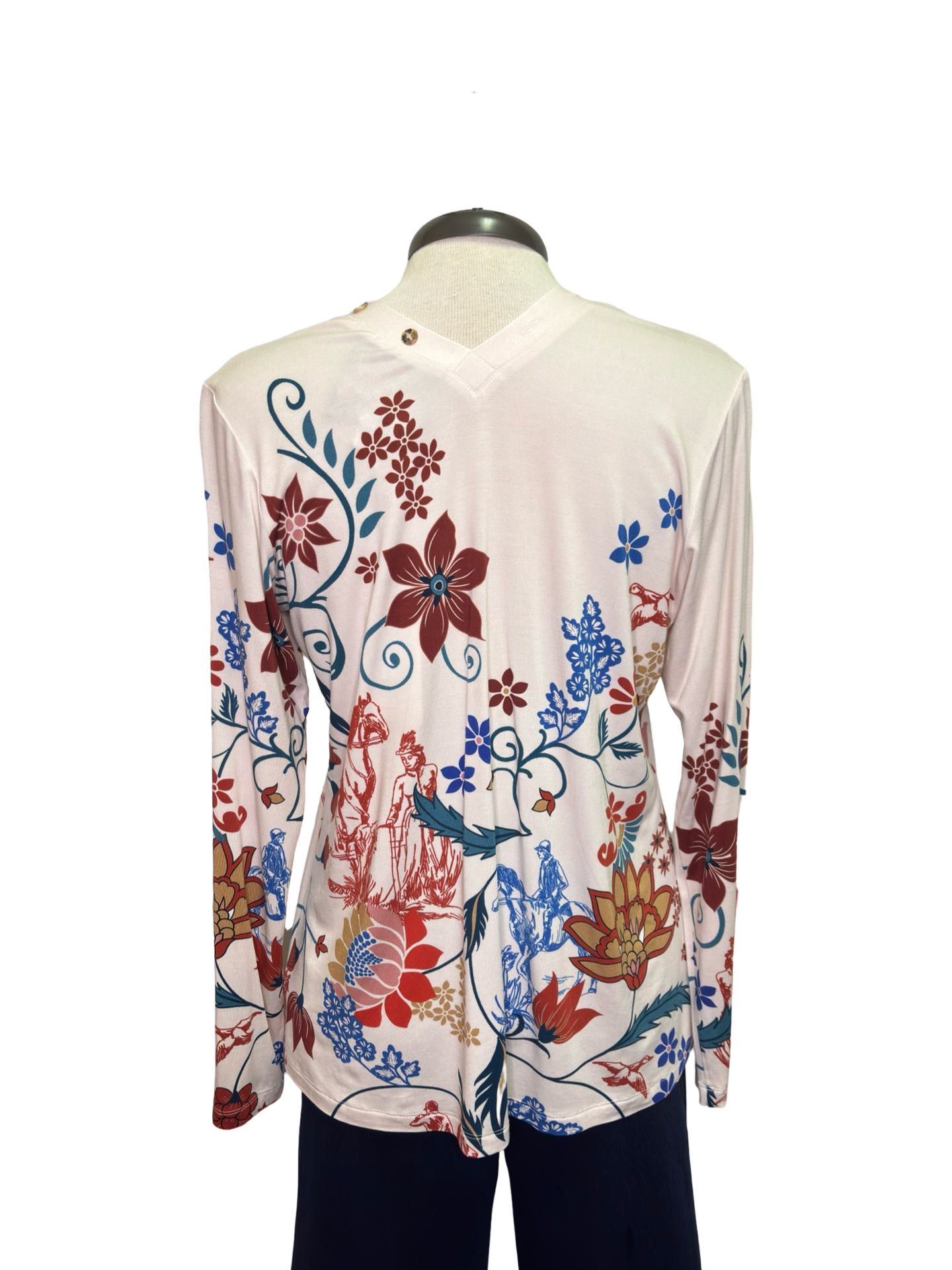 The Janie Long Sleeve Button Henley Prazer