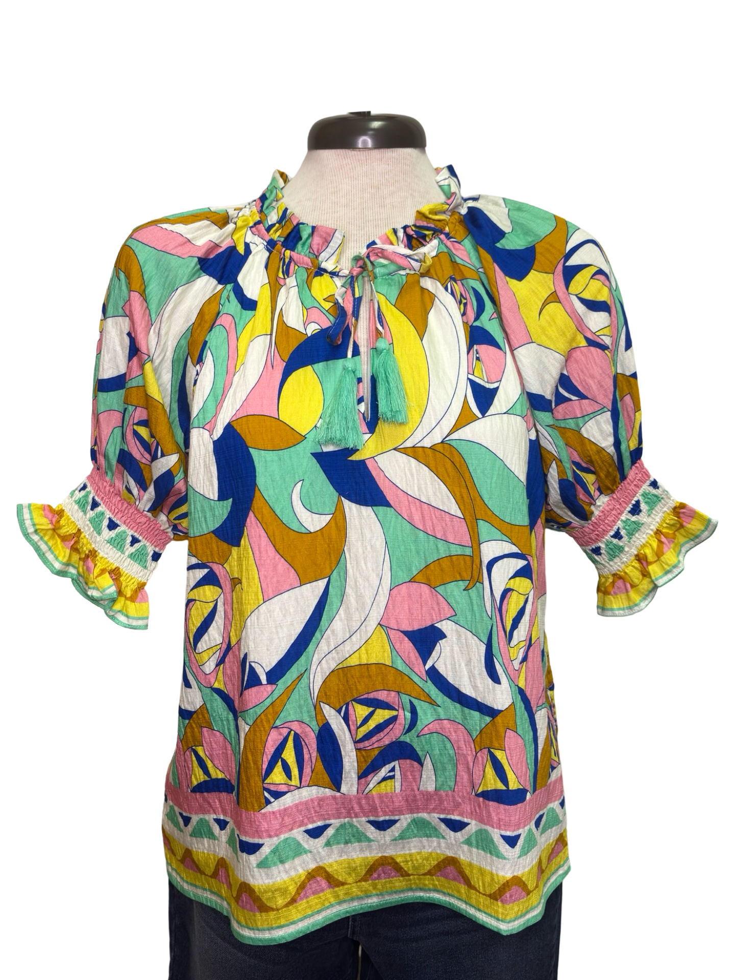 Neapolitan Border Peasant Top